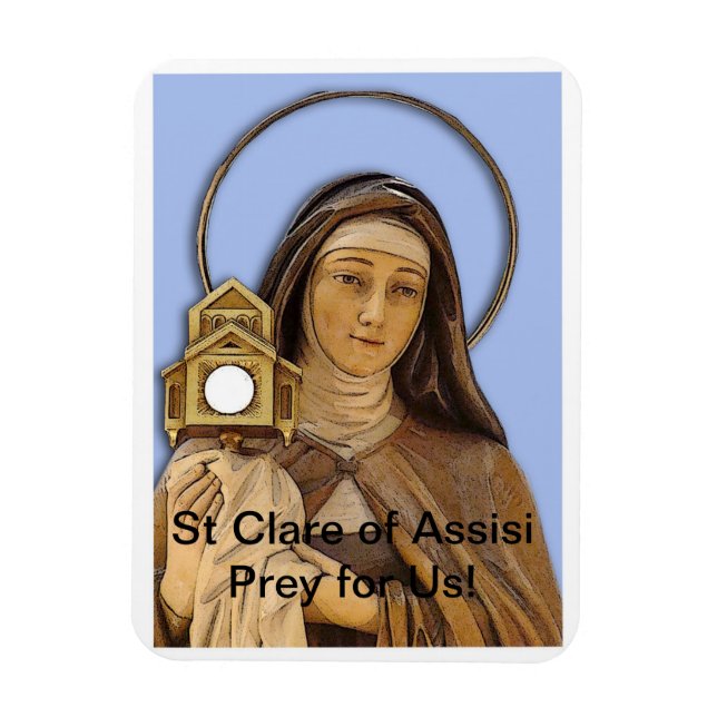 Saint Clare Assisi Magnet (Vertical)