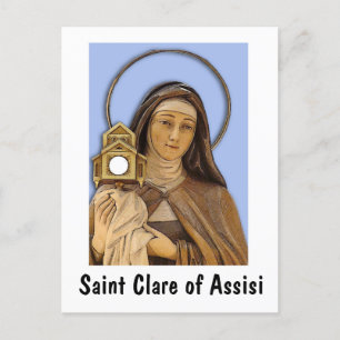 Saint Clare Assisi Postcard