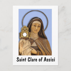 Saint Clare Assisi Postcard