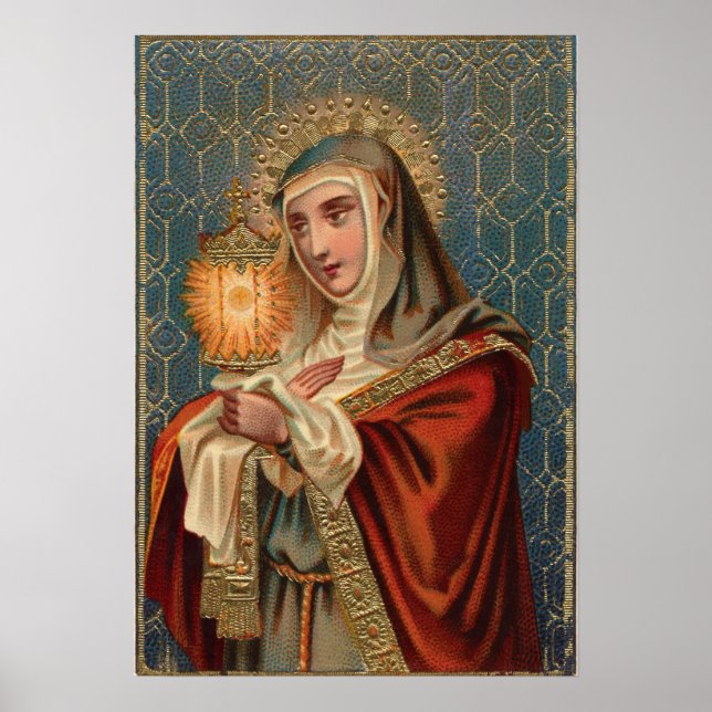 Saint Clare of Assisi Poster (Front)