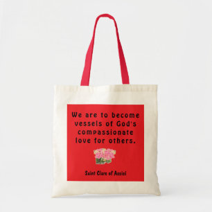 Saint Clare of Assisi Tote Bag