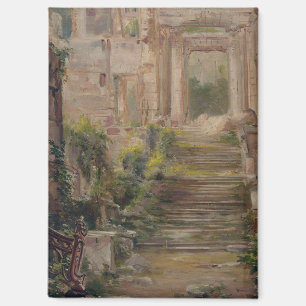 Saint-Cloud Castle Ruins Stairs Magnet