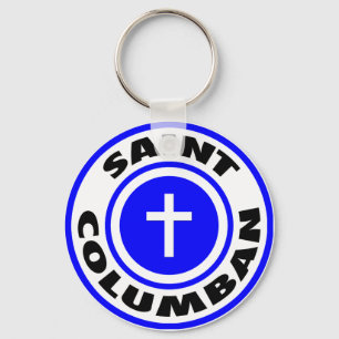 Saint Columban Key Ring