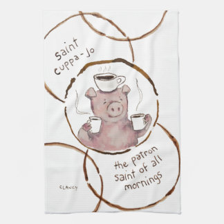 Saint Cuppa Jo Absurdi-tea towel