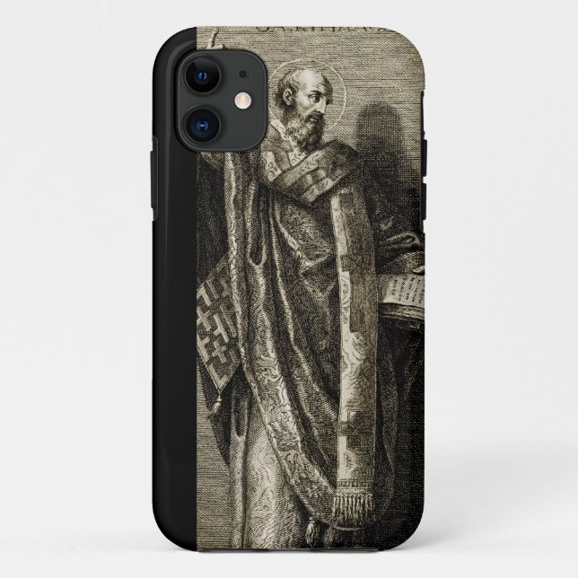Saint Cyril of Jerusalem Confessor Case-Mate iPhone Case (Back)
