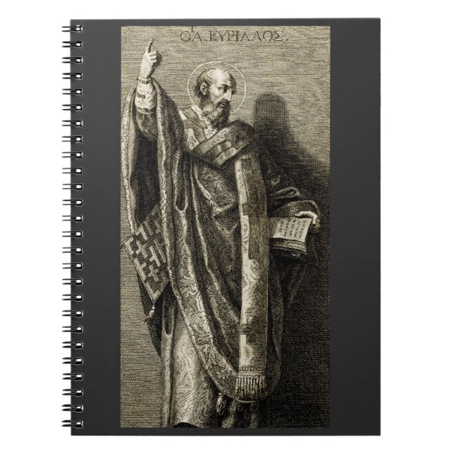 Saint Cyril of Jerusalem Confessor Notebook (Front)