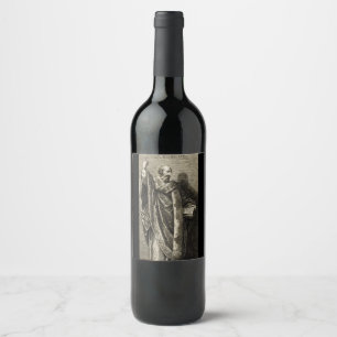 Saint Cyril of Jerusalem Confessor Wine Label