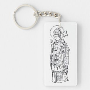 Saint Deiniol Abbot and Bishop Key Ring