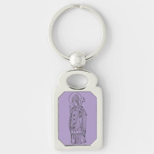 Saint Deiniol Abbot and Bishop Key Ring