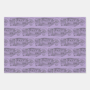 Saint Deiniol Abbot and Bishop Wrapping Paper Sheet
