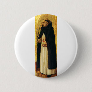 Saint Dominic by Carlo Crivelli 6 Cm Round Badge