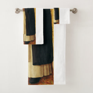 Saint Dominic by Carlo Crivelli Bath Towel Set
