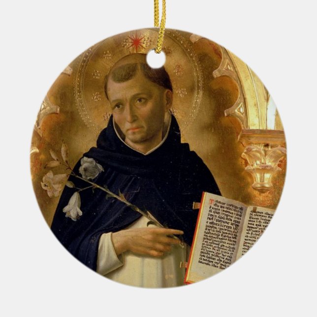 Saint Dominic* Christmas Ornament (Front)