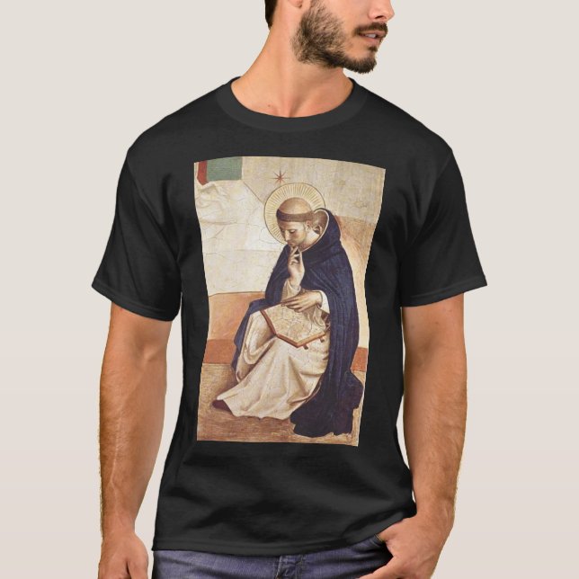 Saint Dominic de Guzman by Fra Angelico T-Shirt (Front)