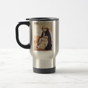 Saint Dominic de Guzman by Fra Angelico Travel Mug