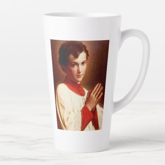 Saint Dominic Savio Latte Mug (Right)