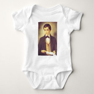 Saint Dominic Savio student of John Bosco Baby Bodysuit