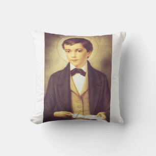 Saint Dominic Savio student of John Bosco Cushion