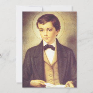 Saint Dominic Savio student of John Bosco Invitation