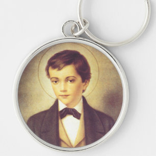 Saint Dominic Savio student of John Bosco Key Ring