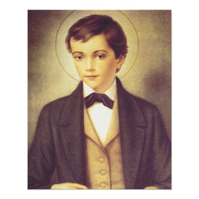 Saint Dominic Savio student of John Bosco Poster (Front)