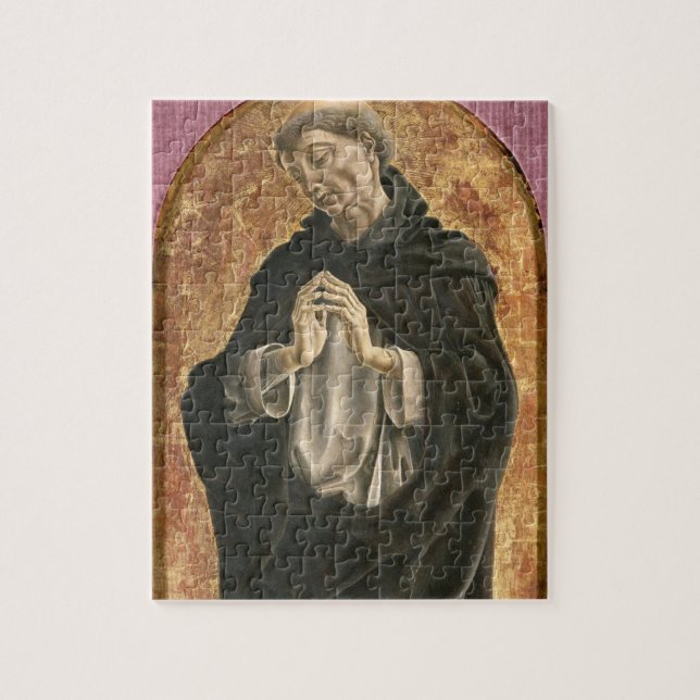 Saint Dominic (tempera on panel) Jigsaw Puzzle (Vertical)