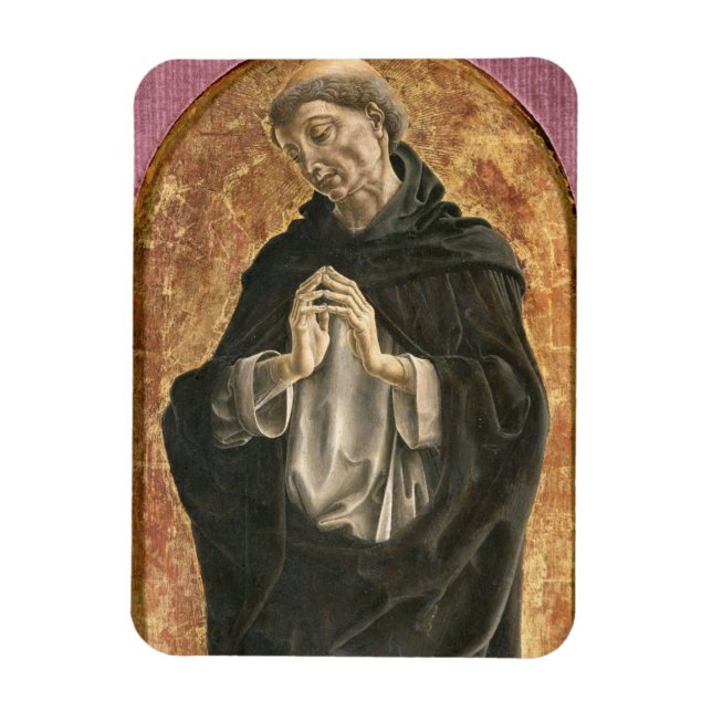 Saint Dominic (tempera on panel) Magnet (Vertical)