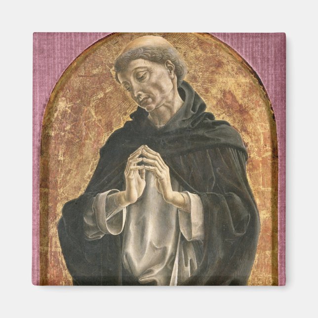 Saint Dominic (tempera on panel) Magnet (Front)