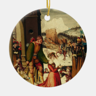 Saint  Dorothy of Caesarea Ceramic Tree Decoration