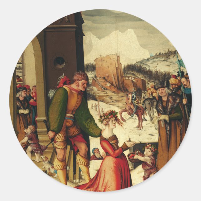 Saint  Dorothy of Caesarea Classic Round Sticker (Front)