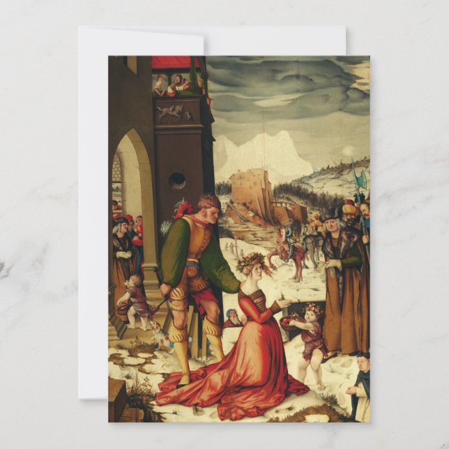 Saint  Dorothy of Caesarea Invitation (Front)