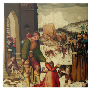 Saint Dorothy of Caesarea Tile