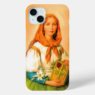 Saint Dymphna iPhone 15 Mini Case