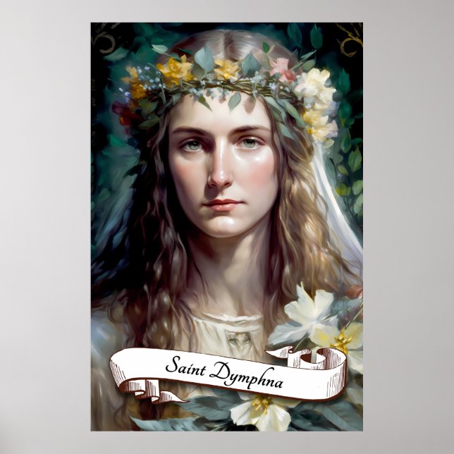 Saint Dymphna Poster (Front)