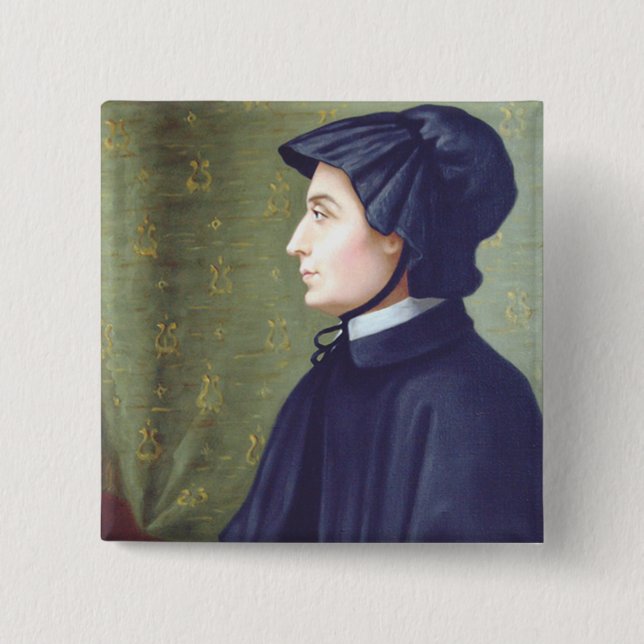 Saint Elizabeth Ann Seton 15 Cm Square Badge (Front)