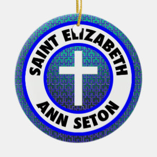 Saint Elizabeth Ann Seton Ceramic Tree Decoration