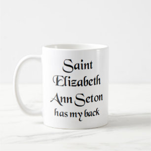 saint elizabeth ann seton coffee mug