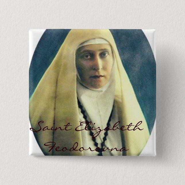 saint elizabeth feodorovna 15 cm square badge (Front)