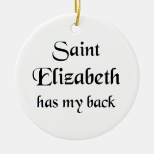 saint elizabeth Mug Ceramic Tree Decoration