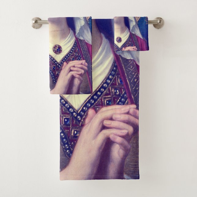 Saint Elizabeth of Hungary Bath Towel Set (Insitu)