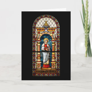 Saint Elizabeth of Hungary Medieval Holy Card