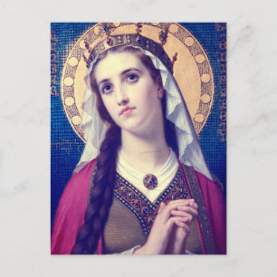 Saint Elizabeth of Hungary Postcard