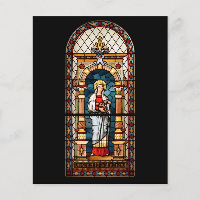 Saint Elizabeth of Hungary Premium Medieval Art (Front)