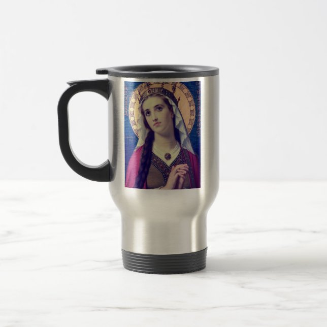 Saint Elizabeth of Hungary Travel Mug (Left)