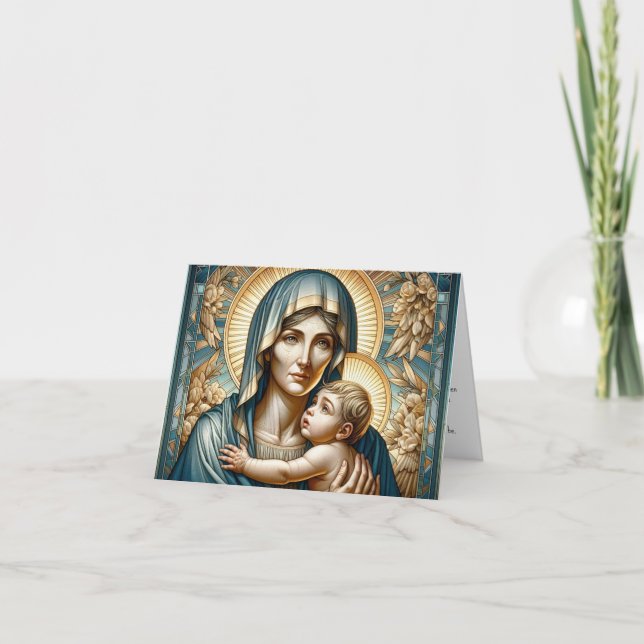 Saint Elizabeth-Saint of Infertility/Pregnancy Card (Front)