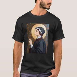 Saint Elizabeth Seton Catholic Christian Design W T-Shirt