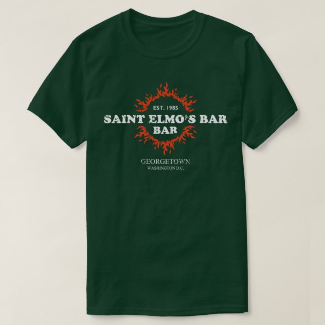 Saint Elmos Bar T-Shirt (Design Front)