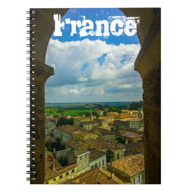 Saint-Émilion France Architecture French Gironde Notebook (Front)