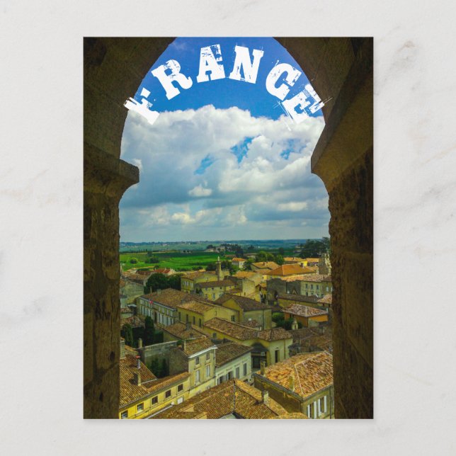 Saint-Émilion France Architecture French Gironde Postcard (Front)