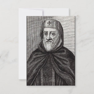Saint Ephrem the Syrian Christian theologian Thank You Card